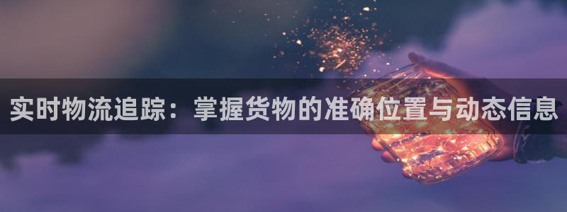 豪门国际官网版2024：实时物流追踪：掌握货物的准确位置与动